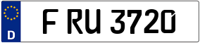 Truck License Plate